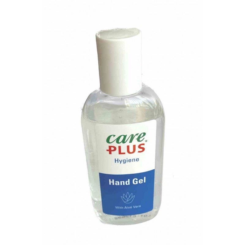 verpakking met doorzichtige vloeistof van Care Plus