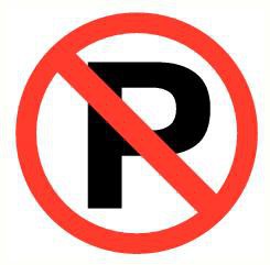 Pictogram parkeren verboden