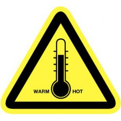 Pictogram Hoge temperatuur