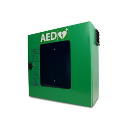groene kast voor een AED