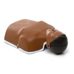 Donkere reanimatiepop van Laerdal voor reanimatietraining zonder armen en benen