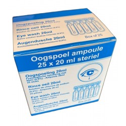 Physio oogspoelampullen 25x20 ml