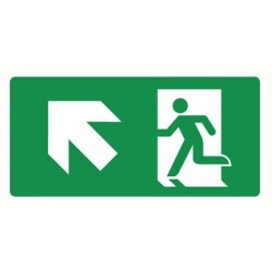 Vluchtweg links omhoog