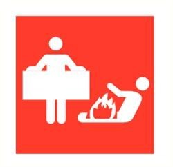 Pictogram blusdeken