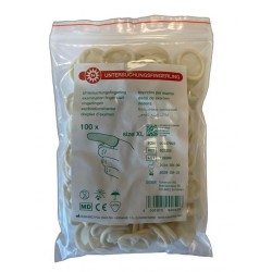 Latex vingercondoom maat XL zakje 100 stuks