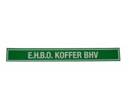 Sticker EHBO koffer BHV