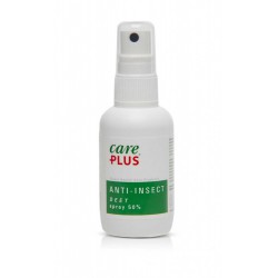 Wit spuitfles van Care Plus met anti insect spray