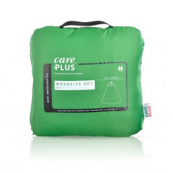 groene verpakking met tekst Care Plus en muskietennet