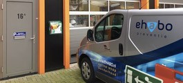 Ehabo Preventie plaatst eerste AED met buitenkast in Scherpenzeel